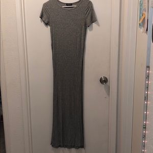 Fashion Nova long Grey shirt with2 slits